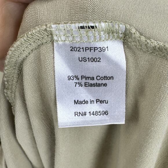 Universal Standard Geneva Tshirt Dress Womens Large Iconic Midi Minimalist Green - Picture 4 of 5